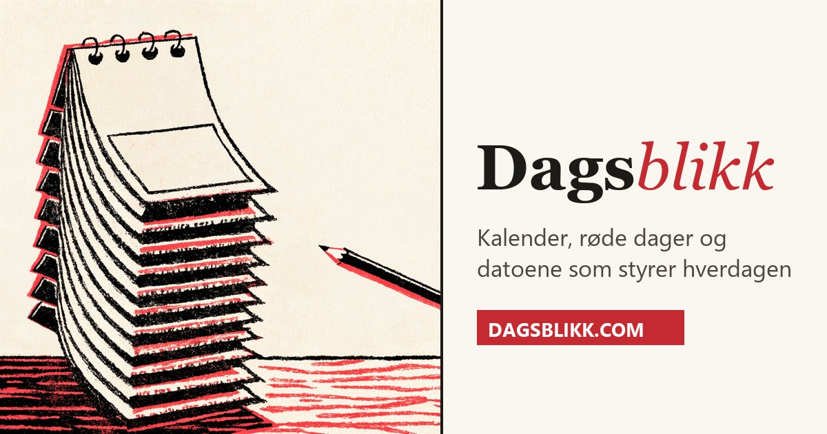 Dagsblikk: oversikter